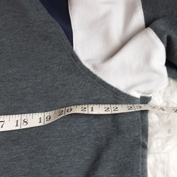 MEN’S TOMMY Hilfiger‎ Gray&Blue Cotton  Long sleeveXL - Picture 6 of 8